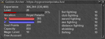 Signature for Golden Archer